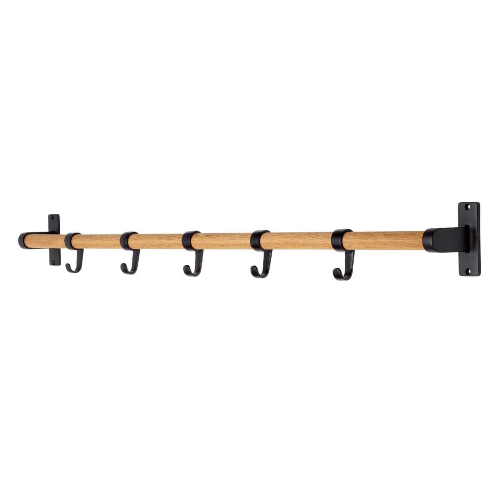 Wandhanger Elegant - 1000mm - Zwart/Eiken
