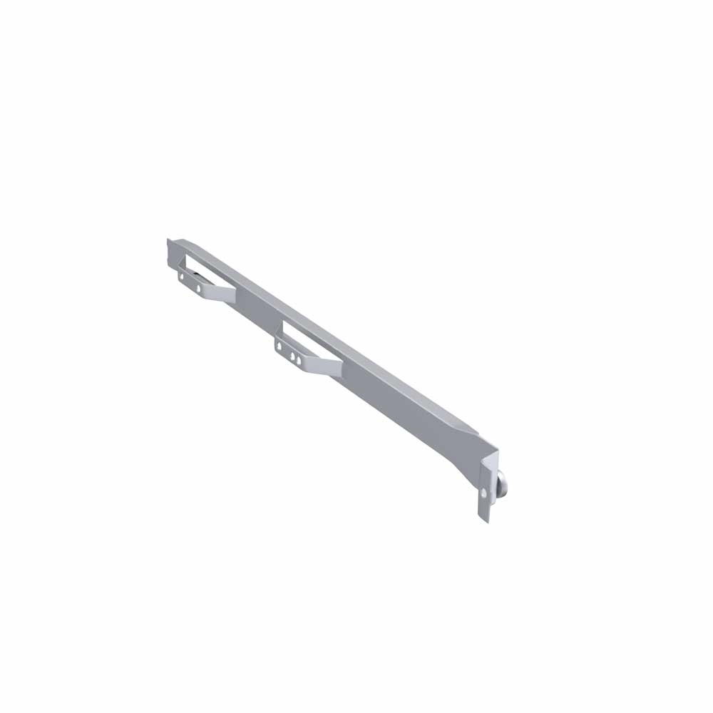 Rolrail 500/19 - Links - 224/256mm - Zilver in de groep Opslag / Alle Opslag / Kastinrichting bij Beslag Online (152001025)