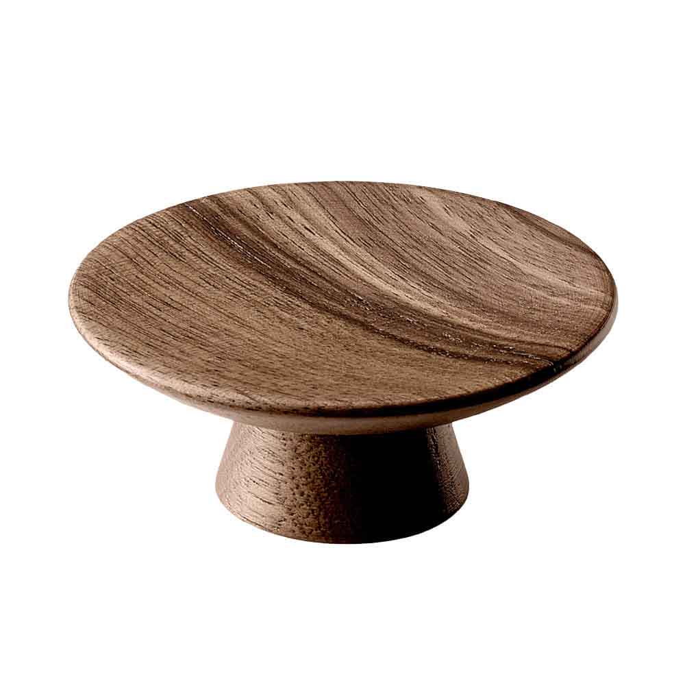 Knop Olympia - Walnoot in de groep Knoppen / Kleur/Materiaal / Hout bij Beslag Online (25552-11)