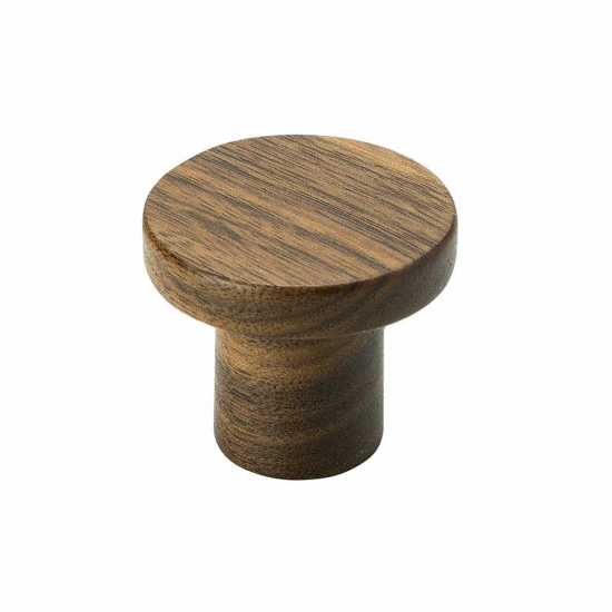 Knop Circum - 33mm - Walnoot