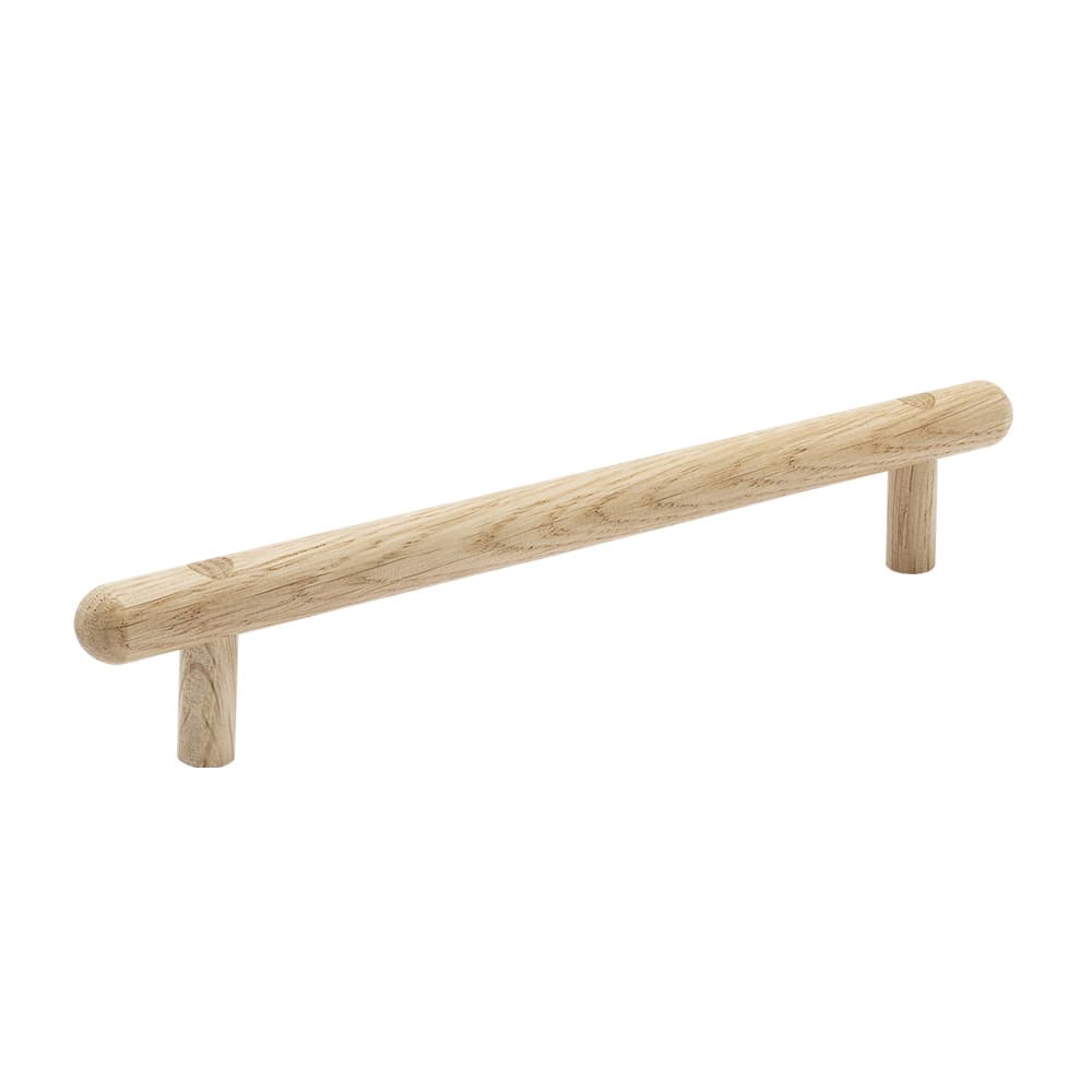Handgreep Lunden - 160mm - Onbehandeld Eiken