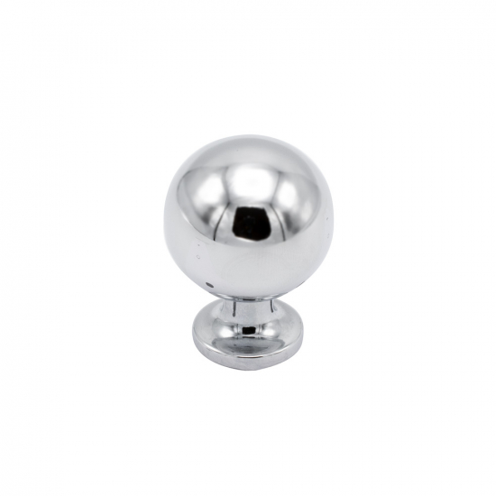 Knop Lily - Chroom
