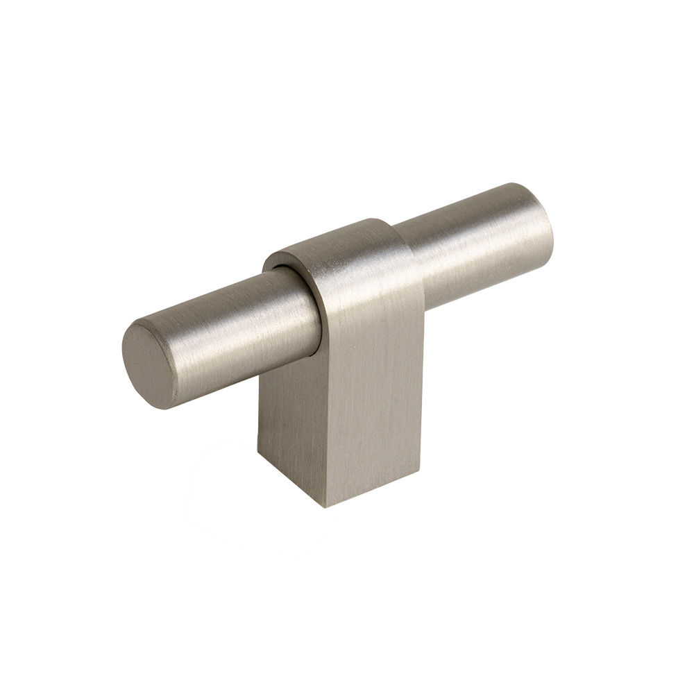 Knop T Trace - RVS Look