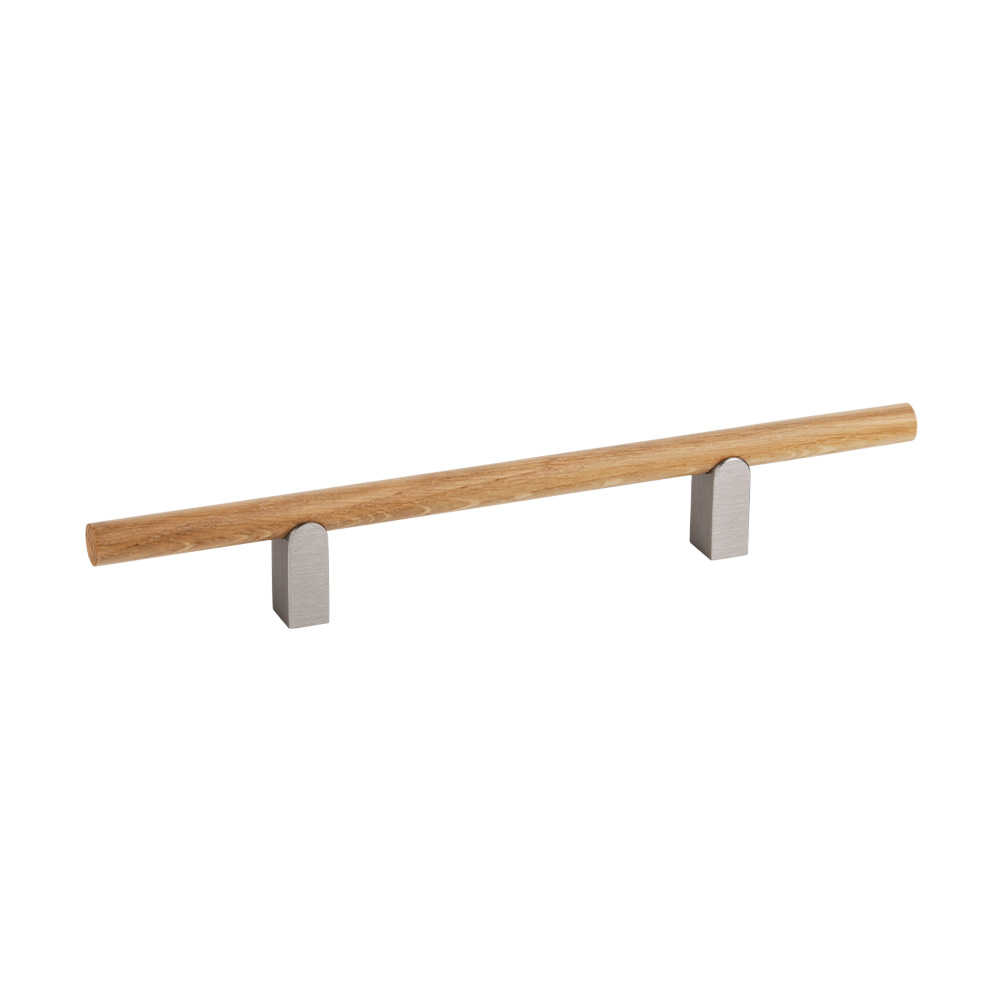 Handgreep Kumo Wood - Eiken/RVS Look
