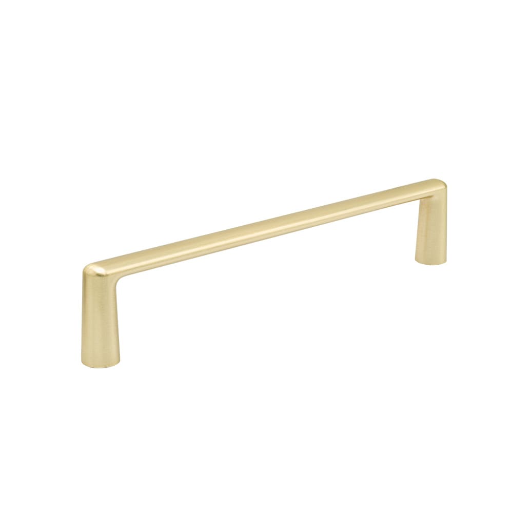 Handgreep Bob - 160mm - Geborsteld Messing