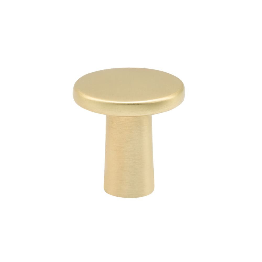 Knop Bob - Geborsteld Messing