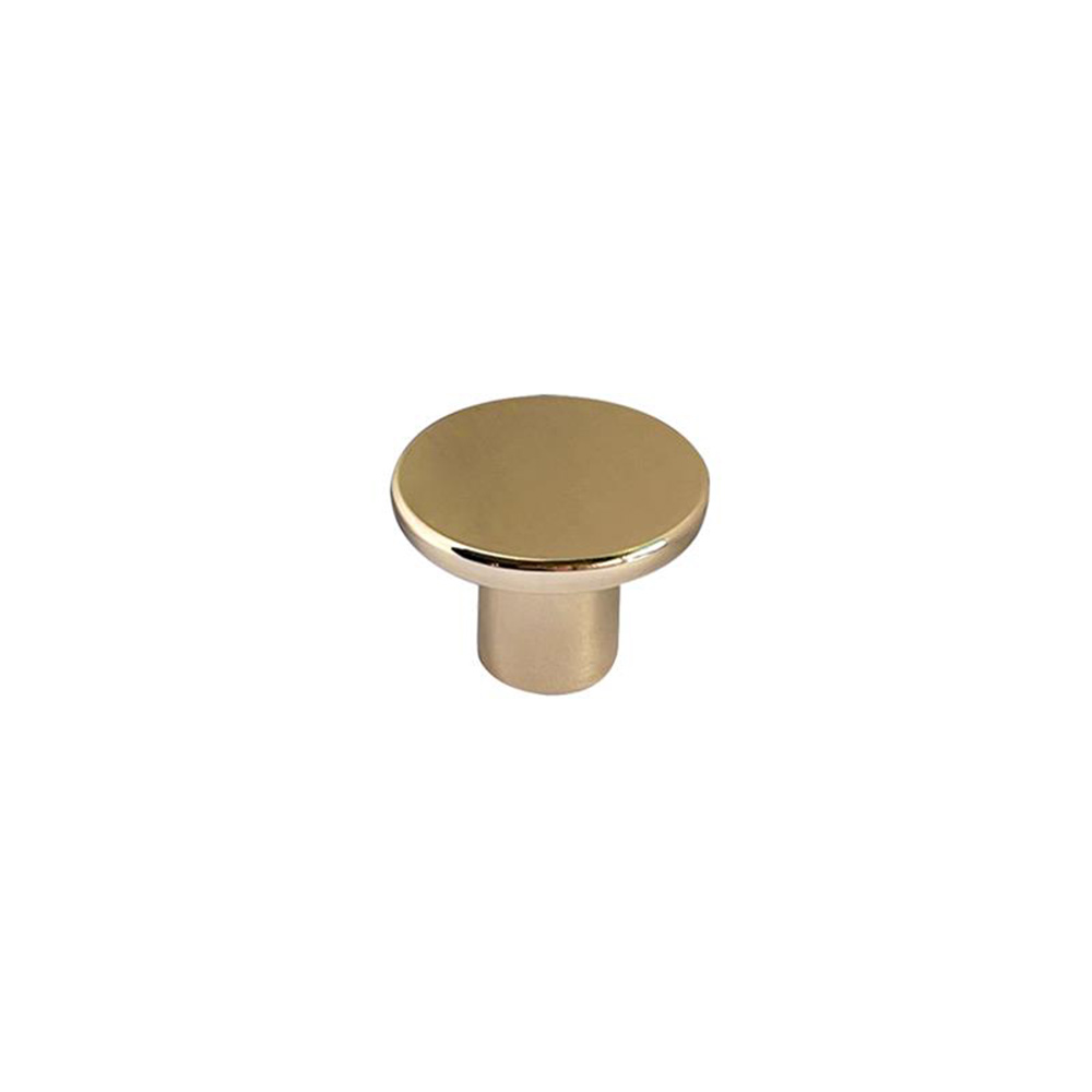 Knop Como - Gepolijst Messing