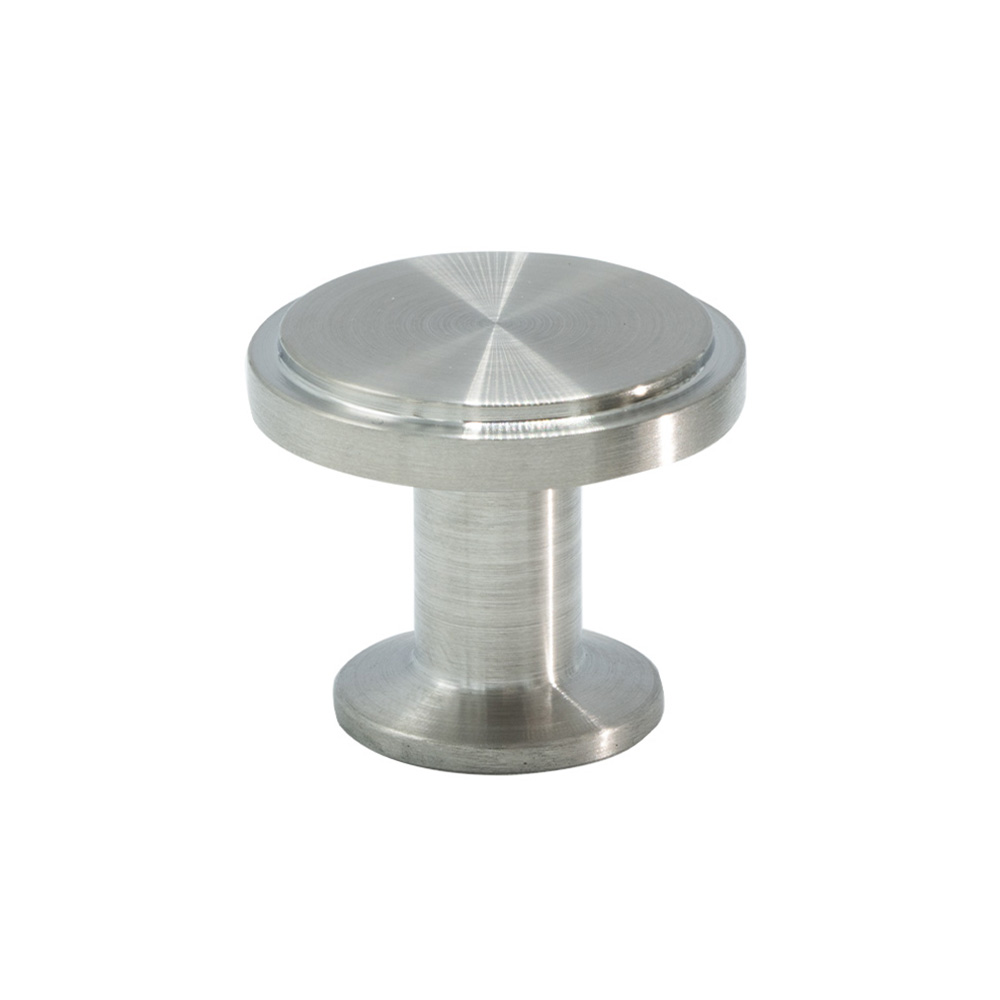 Knop Uno - Geborsteld RVS