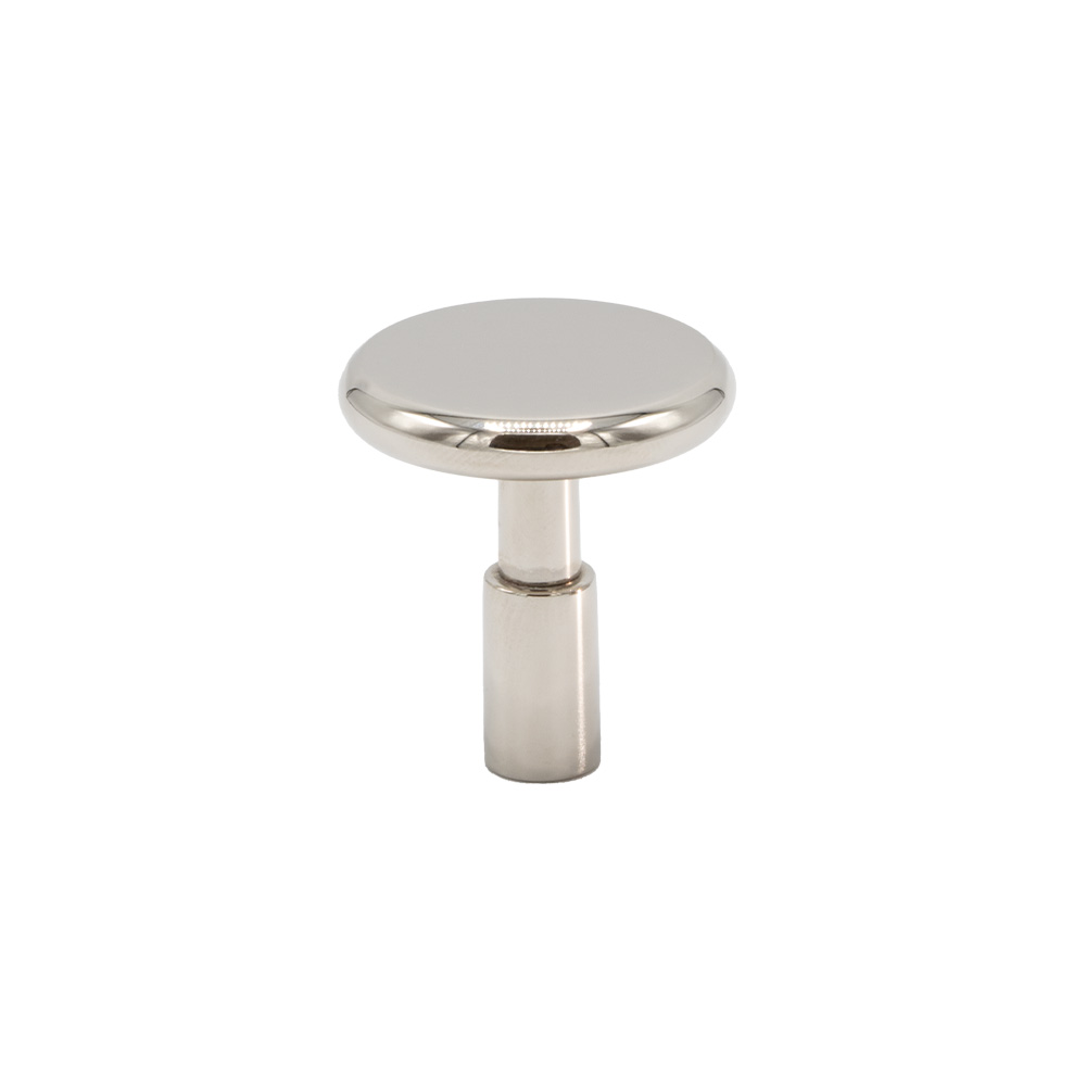 Knop Spira - Vernikkeld