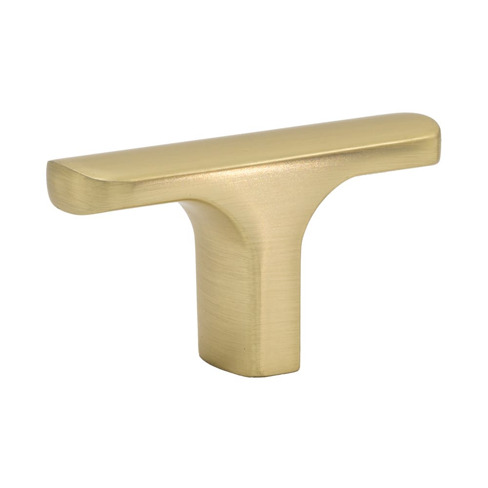 Knop T Ethel - Geborsteld Messing