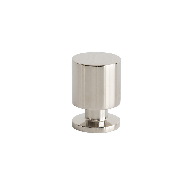 Knop Solo - 21mm - Vernikkeld