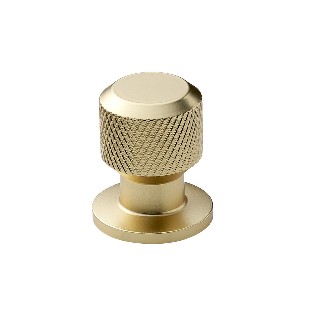 Knop Manor Round - Goud in de groep Knoppen / Kleur/Materiaal / Messing bij Beslag Online (351037-11)