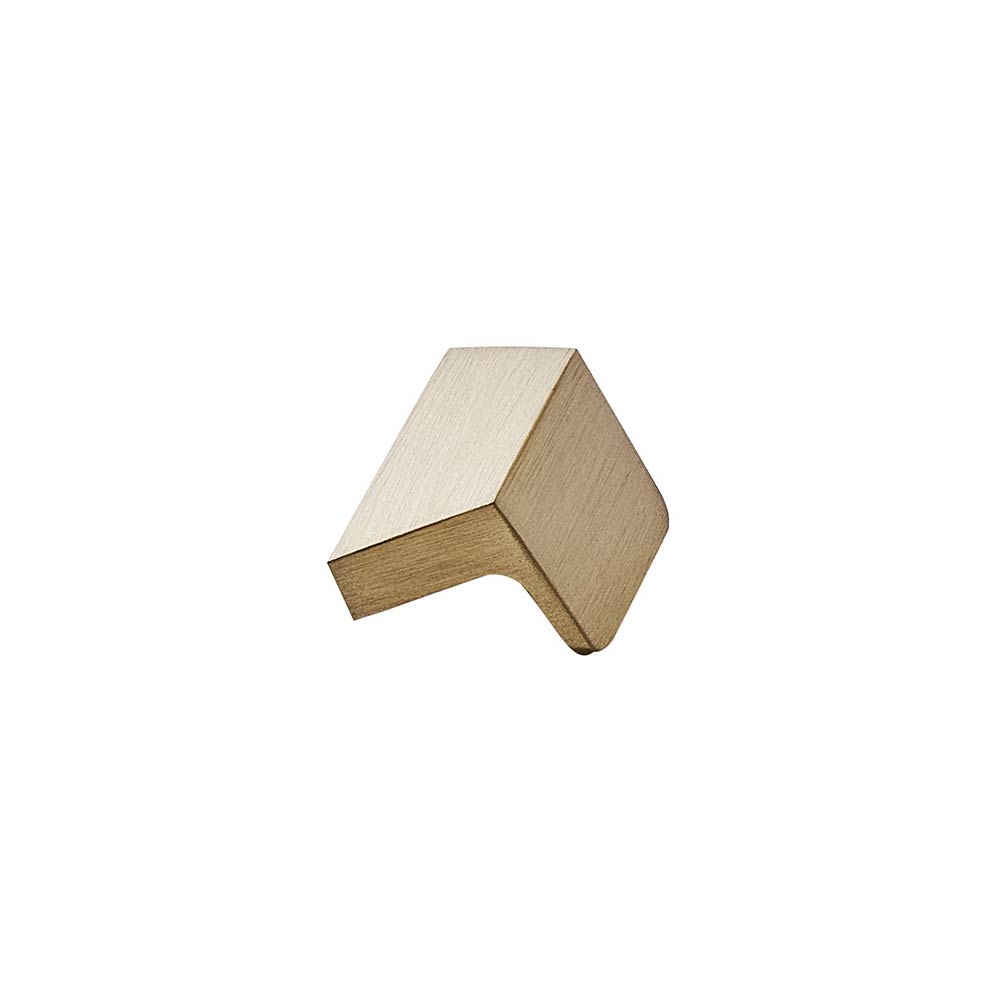 Knop Envelop - 32mm - Geborsteld Messing