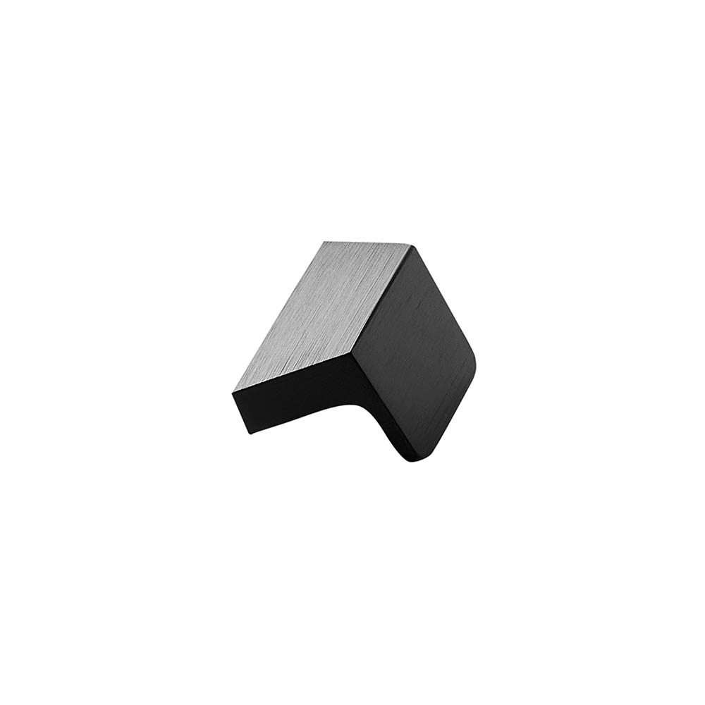 Knop Envelope - 32mm - Geborsteld Zwart