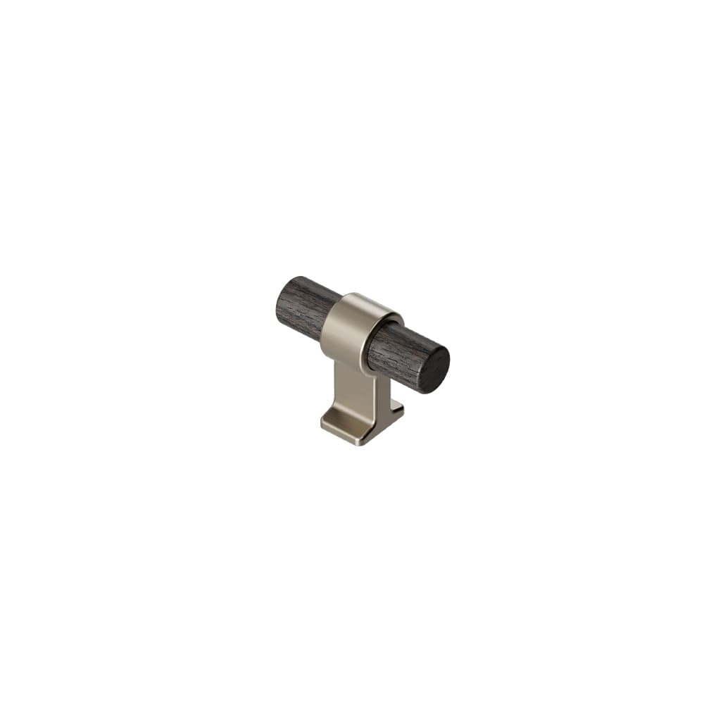 Knop T Bond - Donker Gebeitst Eiken/Geborsteld Messing