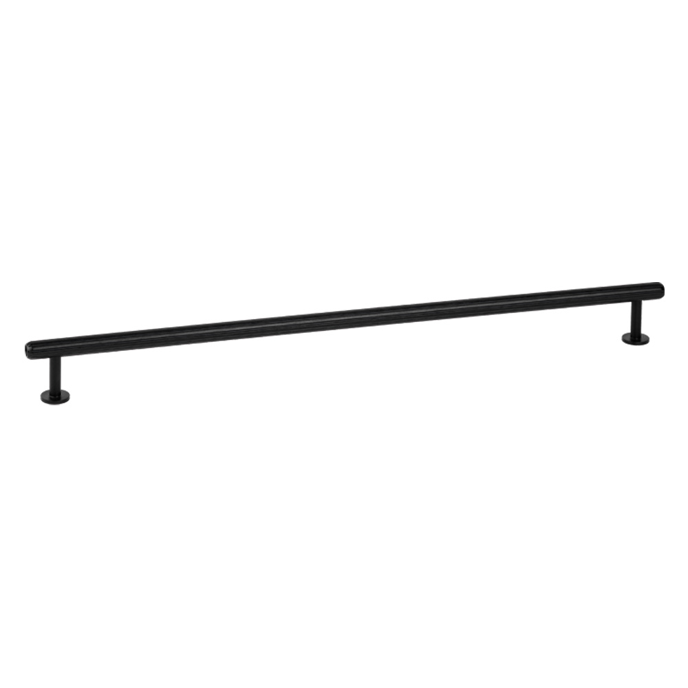 Handgreep Rille Mini - 320mm - Geborsteld Zwart