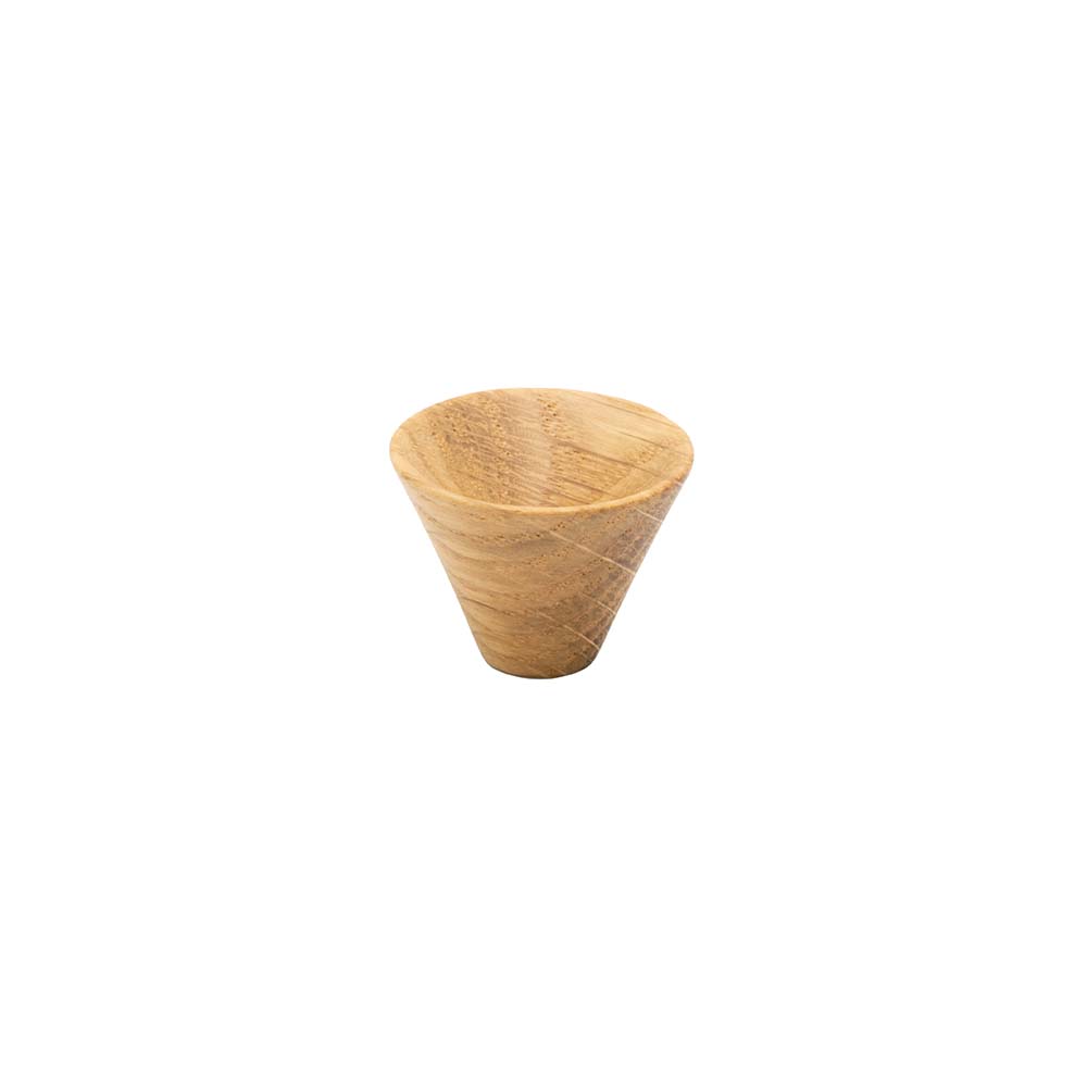 Knop Conic - 29mm - Eiken in de groep Knoppen / Kleur/Materiaal / Hout bij Beslag Online (373040-11)