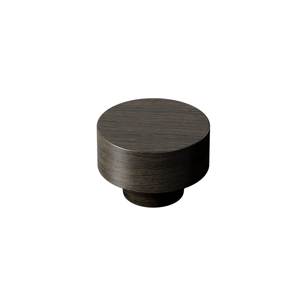 Knop Row - 40mm - Donker Gebeitst Eiken