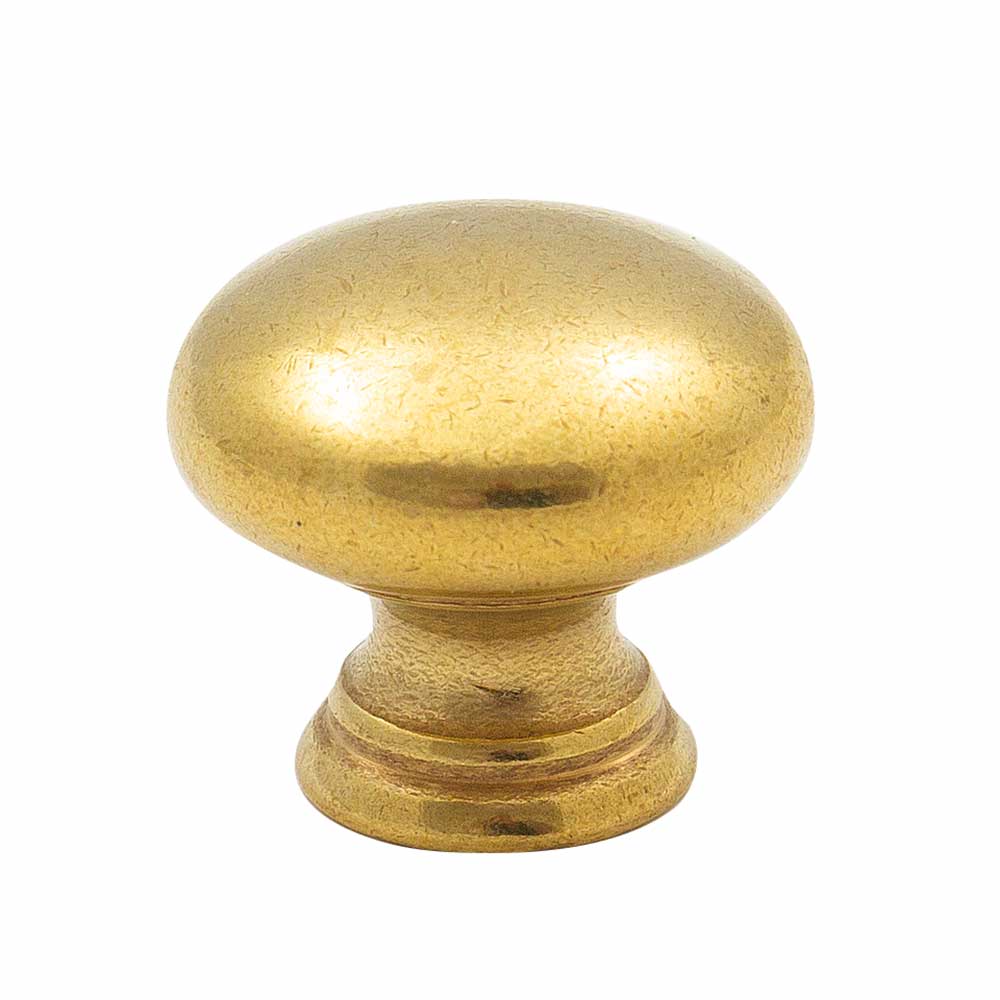 Knop 411 - 24mm - Onbehandeld Messing