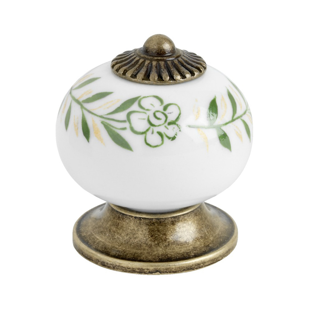 Knop 8131 - Groen/Antiek