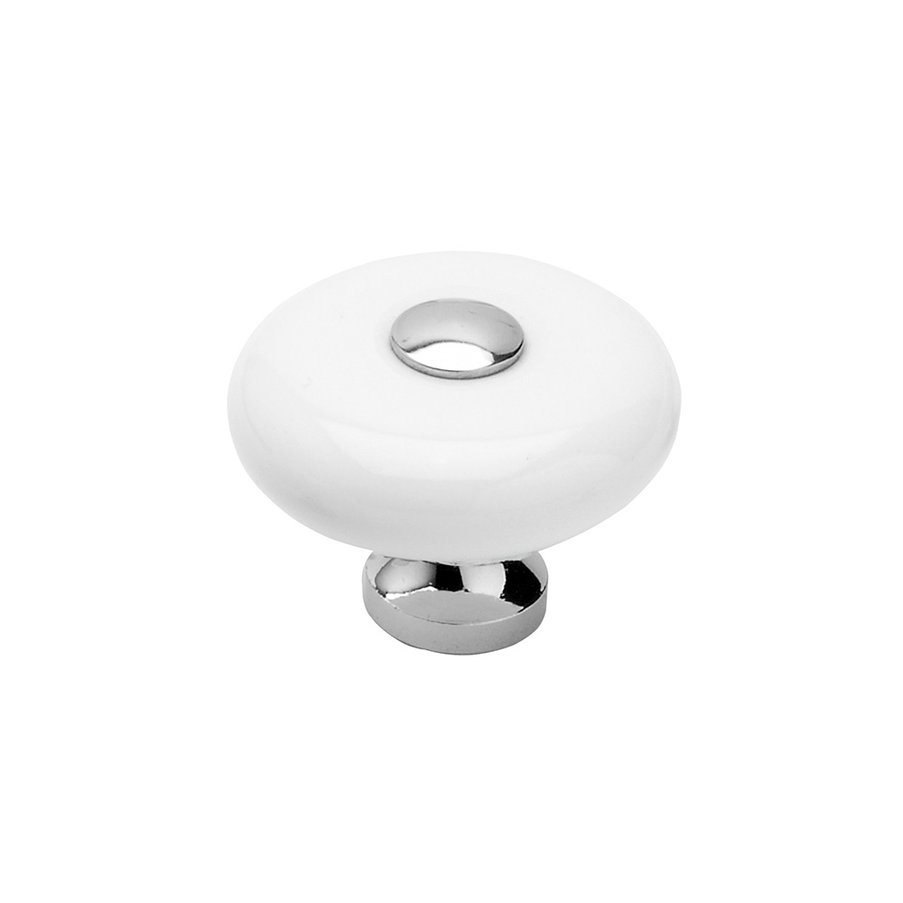 Knop SP5-30 - Wit/Chroom