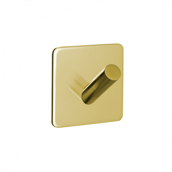 Handdoekhaak Base 200 1-Haak - Goud Gepolijst