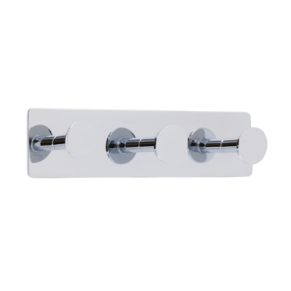 Handdoekhaak Base 210 3-Haak - Chroom
