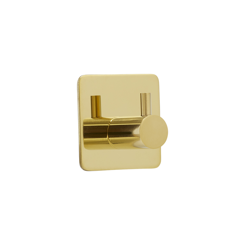Handdoekhaak Base 220 1-Haak - Goud Gepolijst