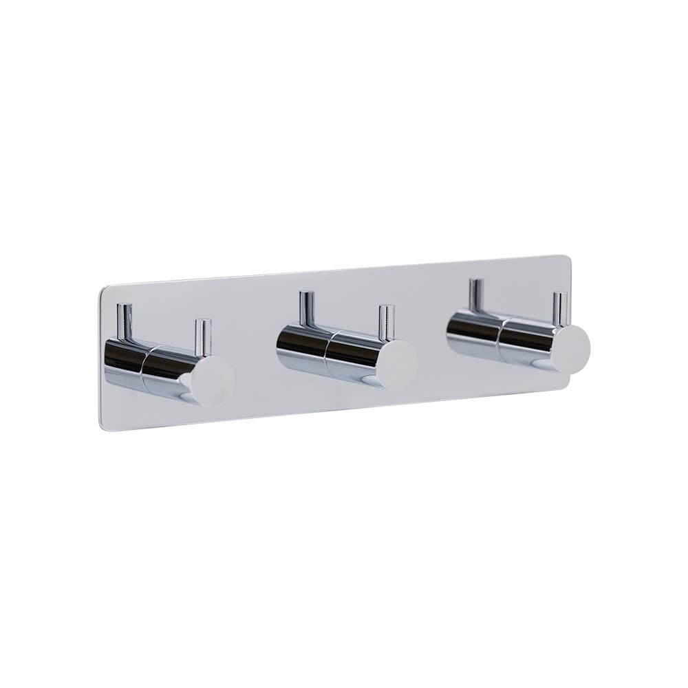 Handdoekhaak Base 220 3-Haak - Chroom