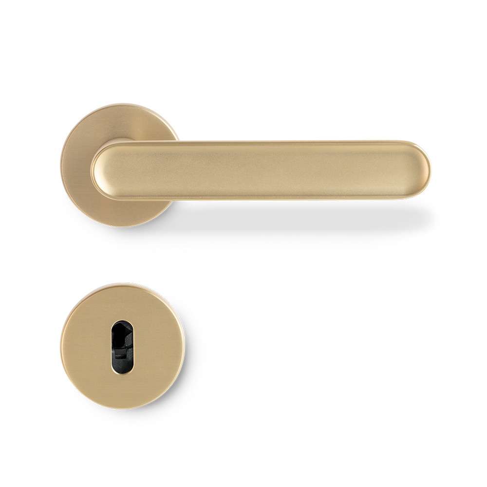 Deurgreep Vibe Soft - Geborsteld Goud