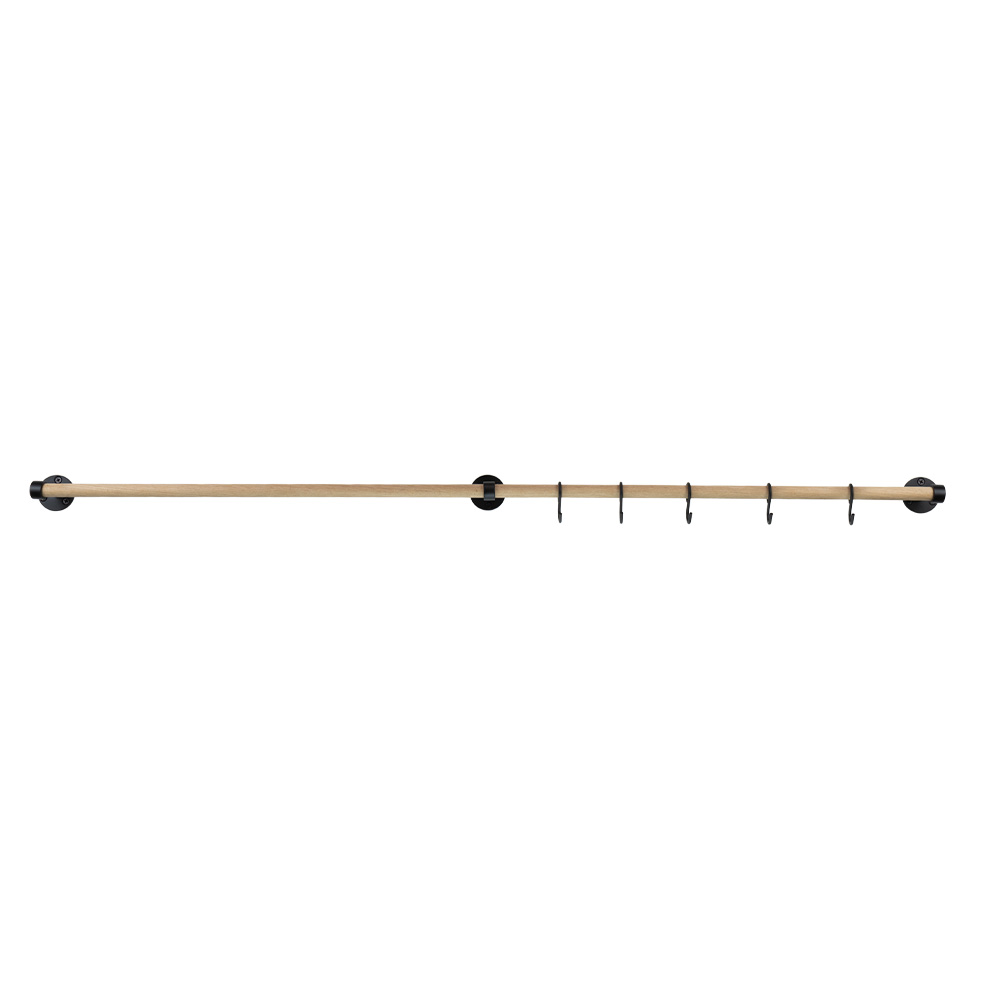 Verlengstuk Aveny - 600mm - Eiken/Mat Zwart