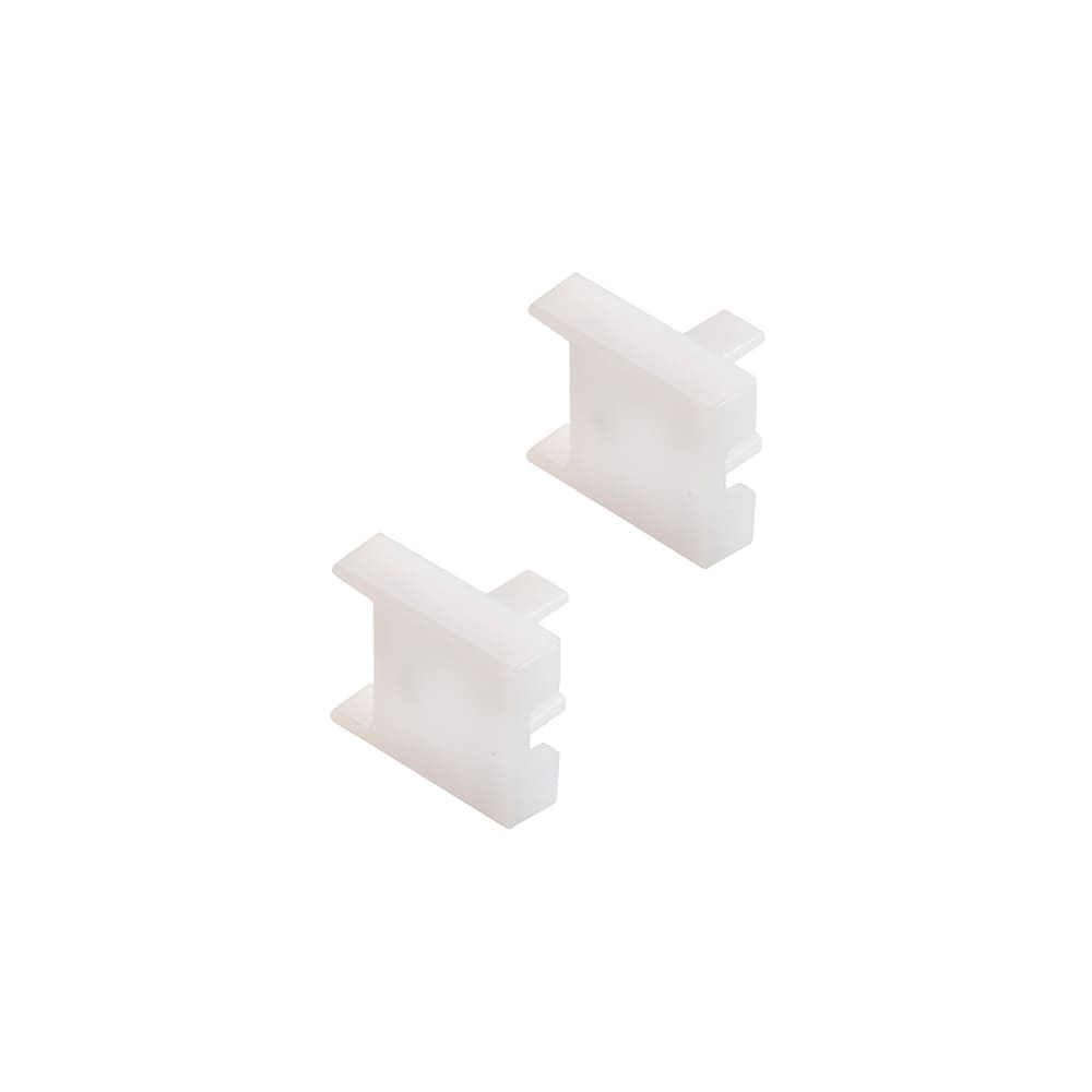 Eindkappen Nubo - Wit - 2-stuks