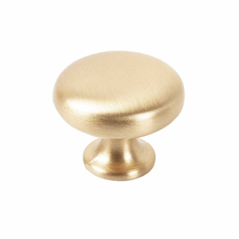 Knop Duke - 32mm - Geborsteld Messing