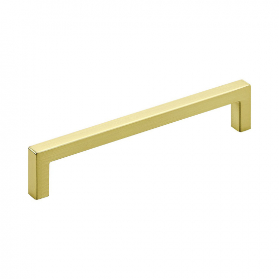 Handgreep 0143 - Geborsteld Messing