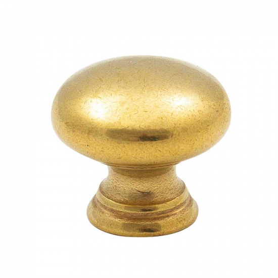 Knop 411 - Onbehandeld Messing