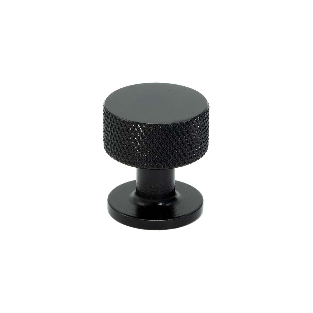 Knop Crest - Mat Zwart