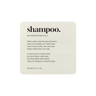 Zelfklevend Etiket Premium - Shampoo - Beige
