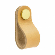 Loop Round - Natuur Leer/Messing
