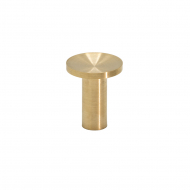 Knop Sture - 18mm - Geborsteld Onbehandeld Messing