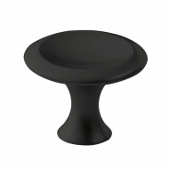 Knop Bell - Mat Zwart