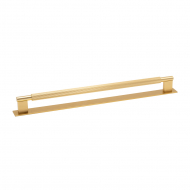 Handgreep Arpa/Achterplaat - 320mm - Geborsteld Messing