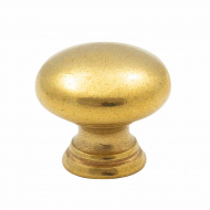 Knop 411 - 24mm - Onbehandeld Messing