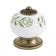 Knop 8131 - Groen/Antiek