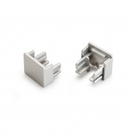 Eindkap Nexus - Opbouw - Aluminium - 2-stuks