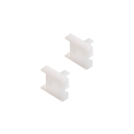 Eindkappen Nubo - Wit - 2-stuks