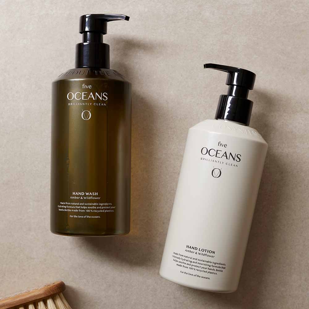 Handlotion Five Oceans - Amber & Wildflower 500ml