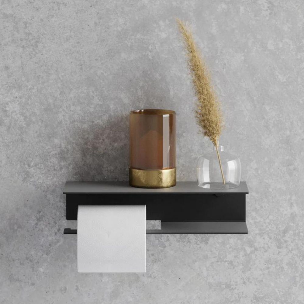 Toiletrolhouder Hold - Zwart