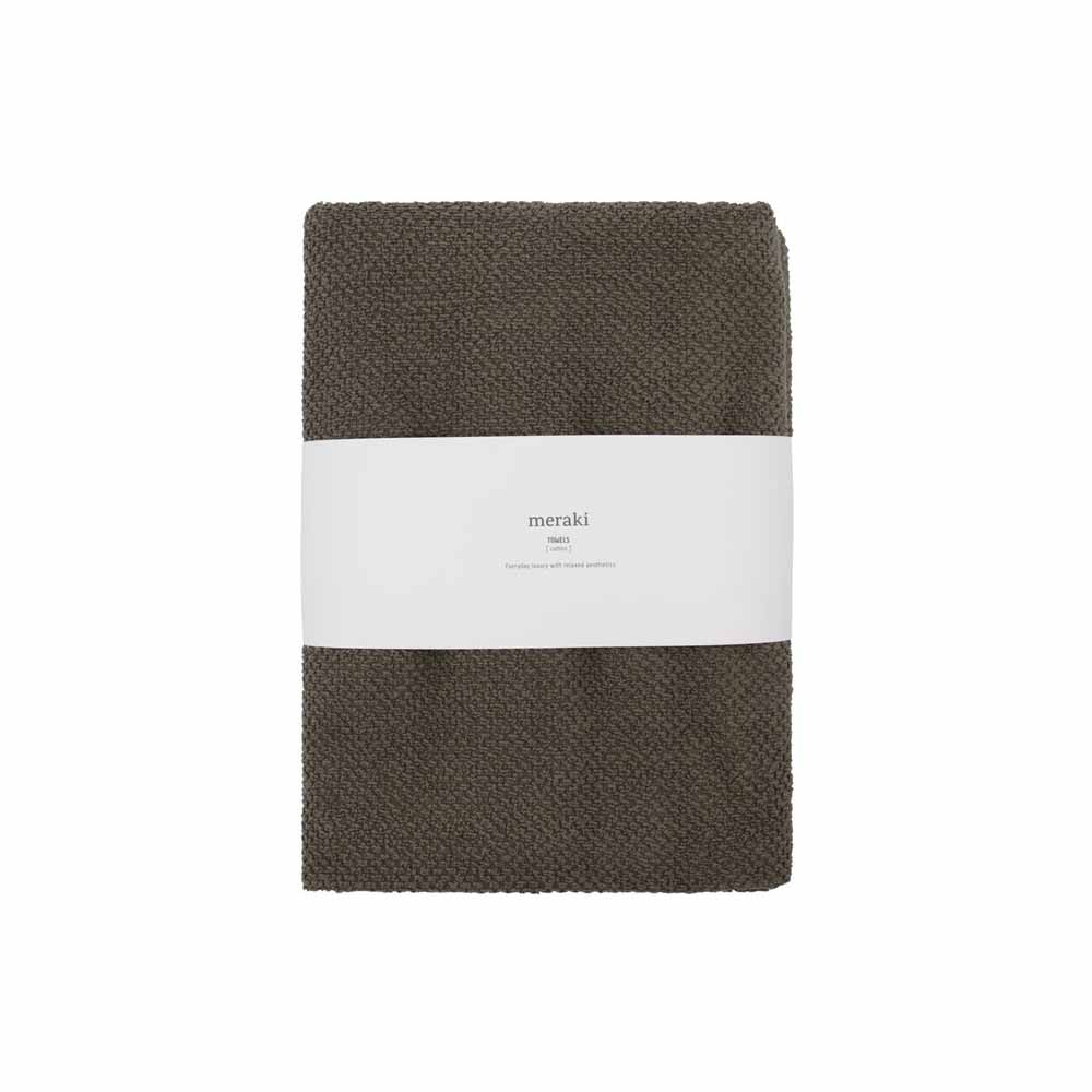 Handdoek Solid - 50X100cm - Army 2stuks