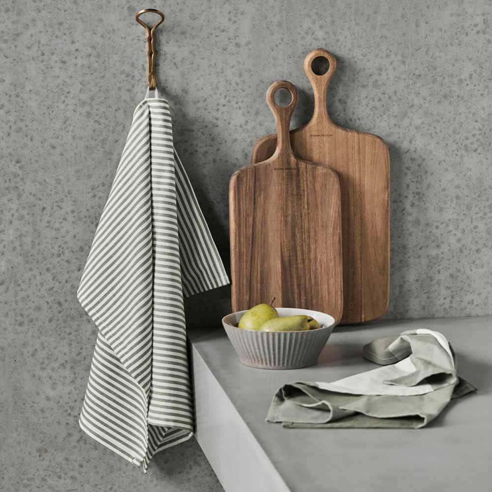 Keukenhanddoek HDCook - Olijfgroen 2stuks