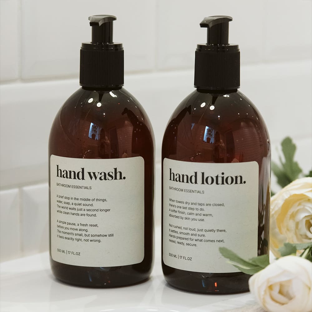 Étiquette Adhésive Premium - Conditioner - Beige